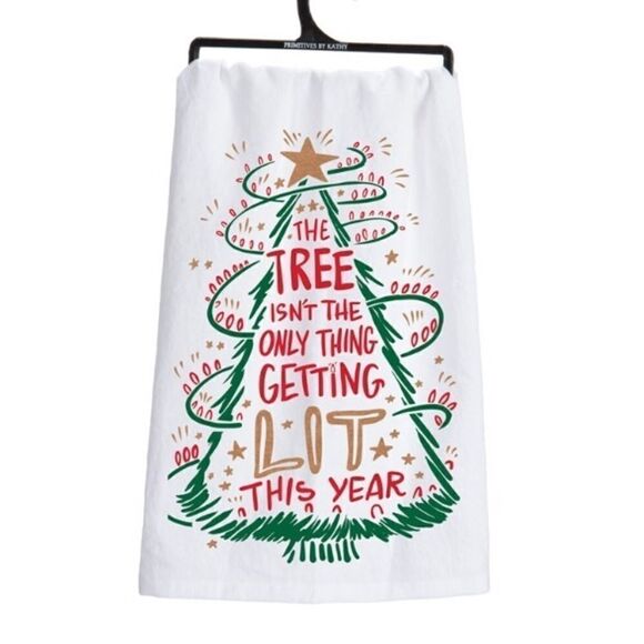Primitives by Kathy Other - Primitives by Kathy Christmas Dish Towel Flour Sack